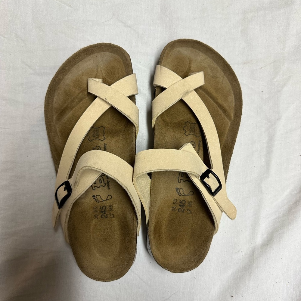 Birks tan women’s sandals